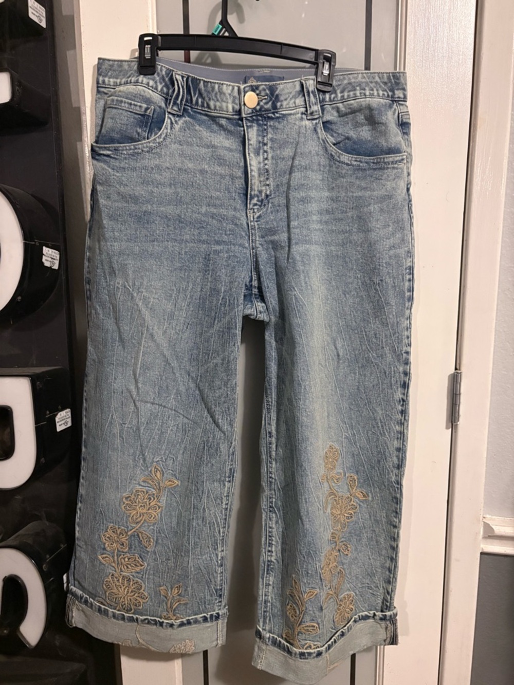 ✨ Democracy “Absolution” Embroidered Jeans | Size 16 | NWT ✨ - Picture 8 of 8
